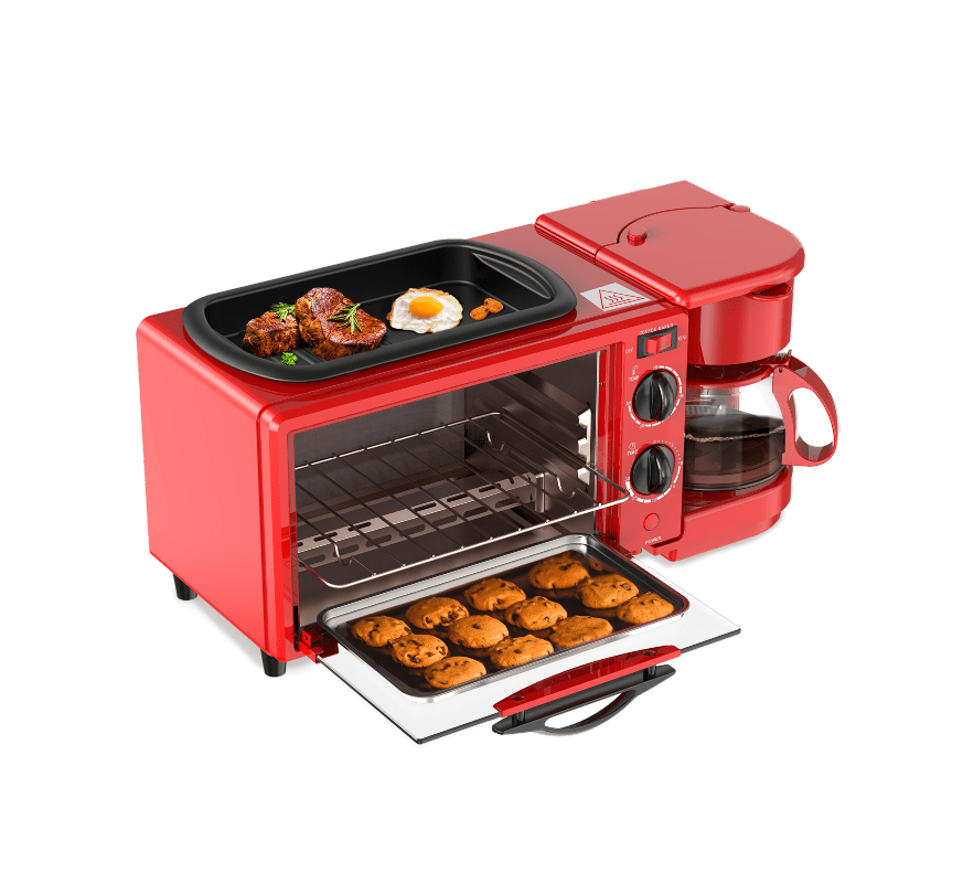 Decakila Breakfast Maker 1050W 3 in 1 Multi Function 9L Oven KEEV003R