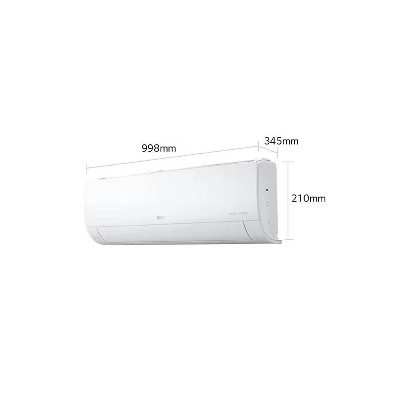 Lg  Dual Inverter Split Wall Mounted Air Conditioner White 23000 BTU, Fast Cooling, Energy Saving, Less Noise, DUAL Cool Inverter Compressor™, Pre-Filter, Auto Cleaning, S4NQ24K2QAL