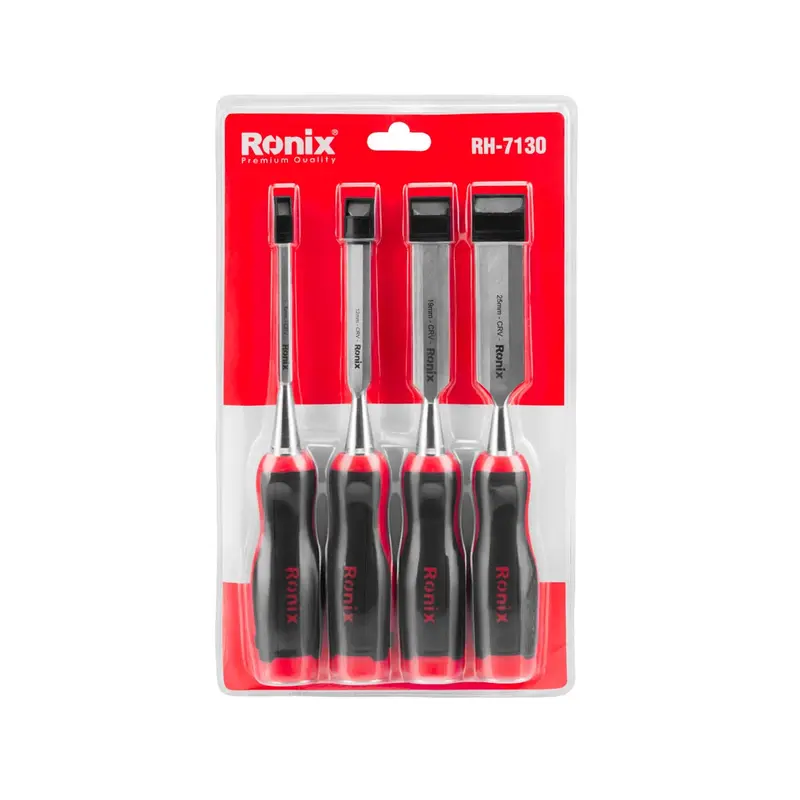 Ronix 4pcs Wood Chisel Set 6/12/19/25mm RH-7130