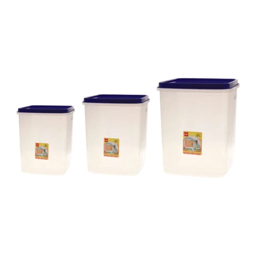 Cello Plastic Container Keep Well 5L, 10L & 15L 3pc Set