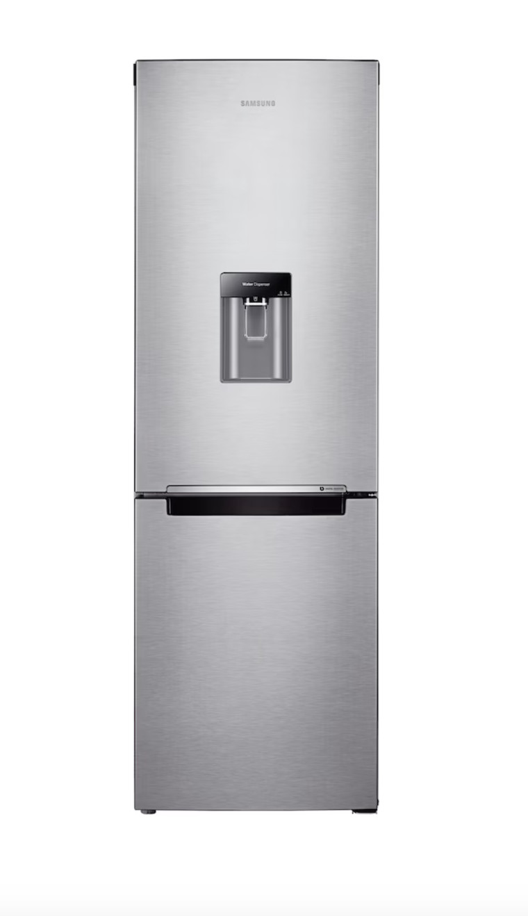 Samsung 321L Bottom Freezer Refrigerator – Water Dispenser, No Frost, Digital Inverter & Cool Pack – Inox, RB33J3611S9