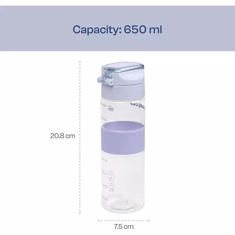 Pinnacle Pulse Hydration Water Bottle 650ml, Lavender, PHY-B-1001