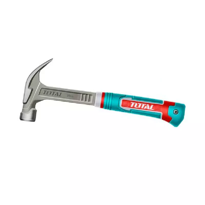 Total Claw Hammer 355mm 20oz/560g with Magnetic Nail Function, Drop-Forged Hammer Head THCH61020L