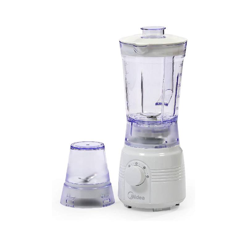 Midea Blender 1.5L, 2-Speed with Pulse, Durable Jar, White BL2516A