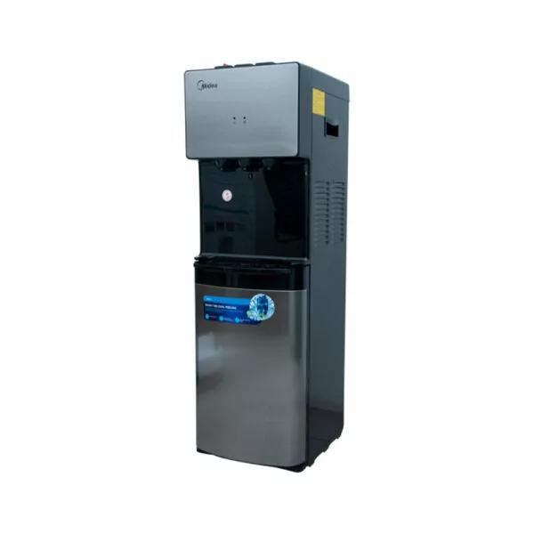 Midea Water Dispenser, Top Loading with Fridge, Black YL1674S-B