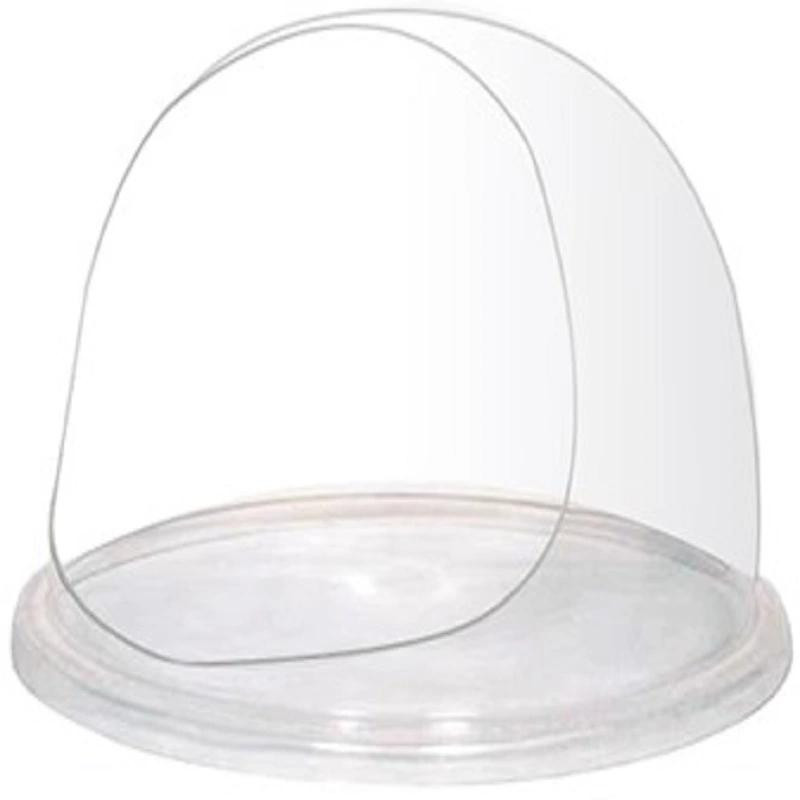 Commercial Kitchen Equipment Plastic Cover for Candy Floss Machine 520mm Diameter Protective Dome Shield, Professional Transparent Cotton Candy Machine Wind Guard PC-C3
