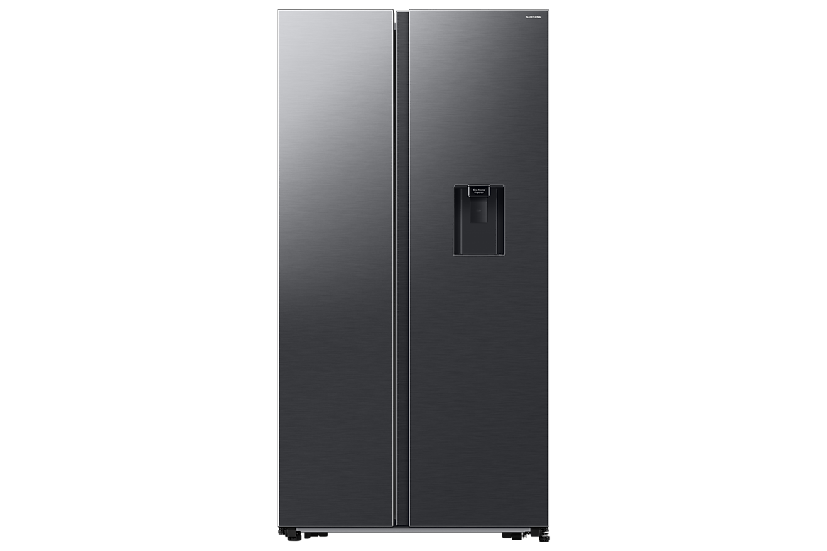583L Refrigerator Side by Side with Large Capacity Matt Black