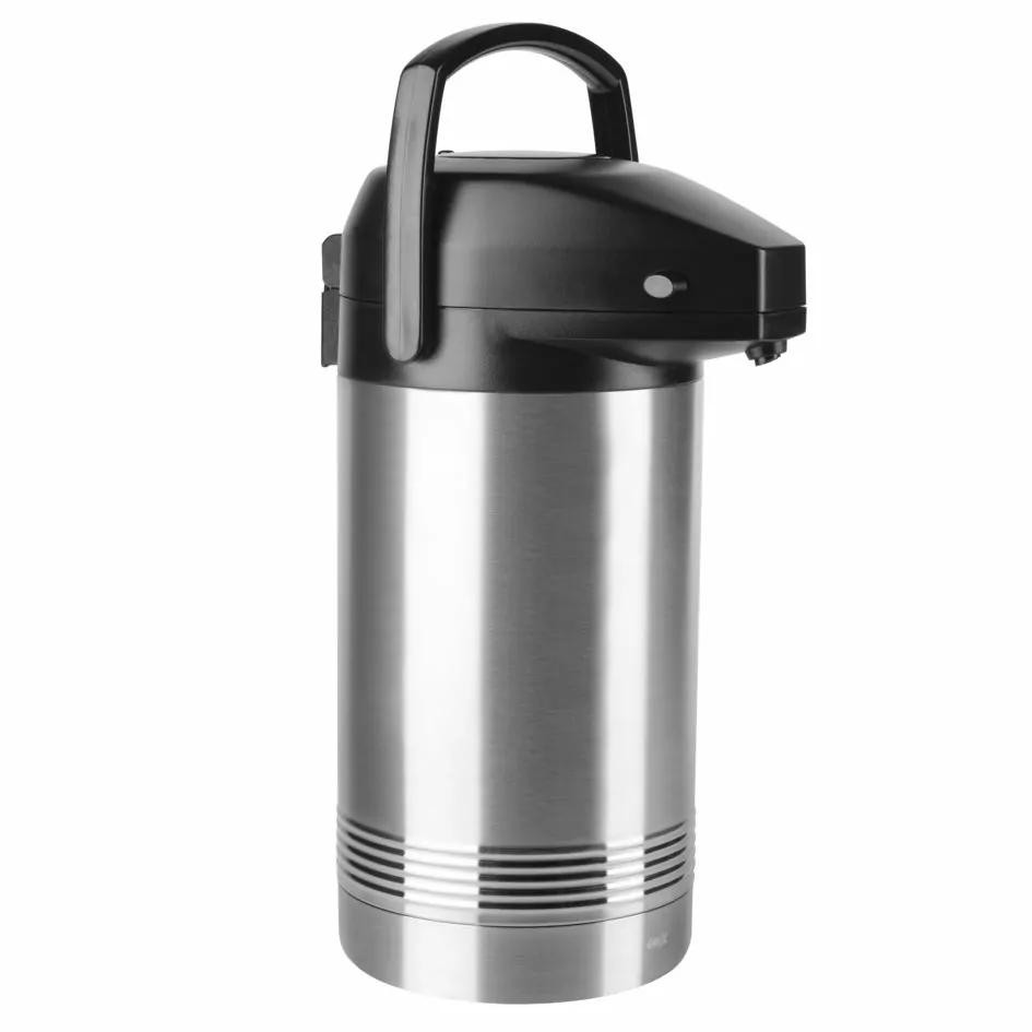 Tefal President Thermos 3L Vacuum Flask Stainless Steel Insulated Flask 12 Hour Hot & Cold WaterTight Hot Water Flask K3150114