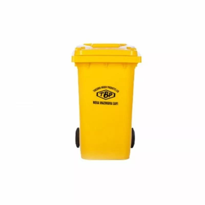 TBP Dustbin 360L with Two Wheels without Pedal TBP-360A-RED/YELLOW