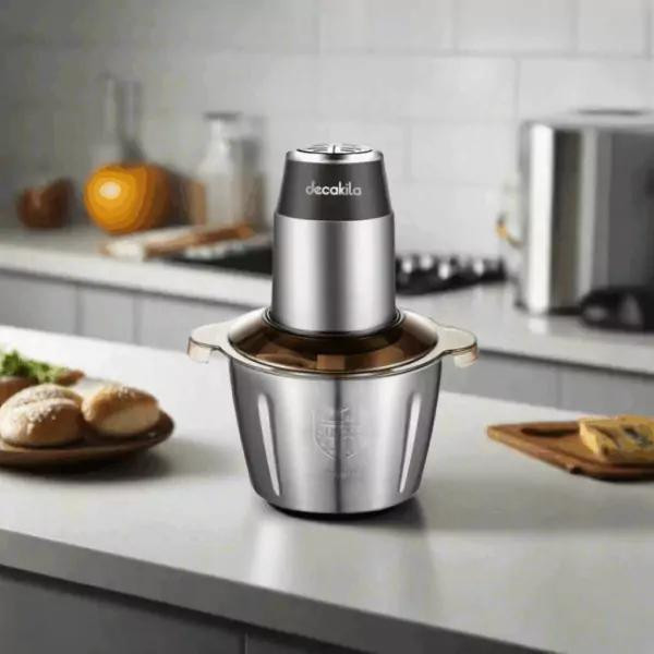 Decakila Chopper 350W 2.5L Steel Bowl Double Layer Blade Kemg016m