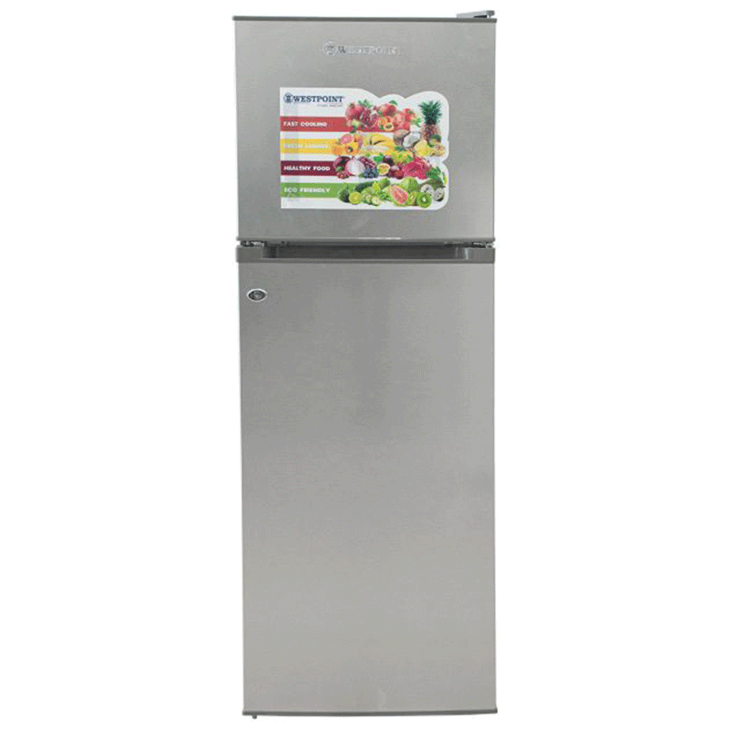 Brand: Westpoint Model: WRNN-1523,EI Color: Stainless Steel (Gris Acier Inoxydable) Capacity: 138 litres Voltage: 220 - 240 V Frequency: 50 Hz Refrigerant: R600a/39g Dimensions: H 130 cm, L 45 cm, P 49 cm