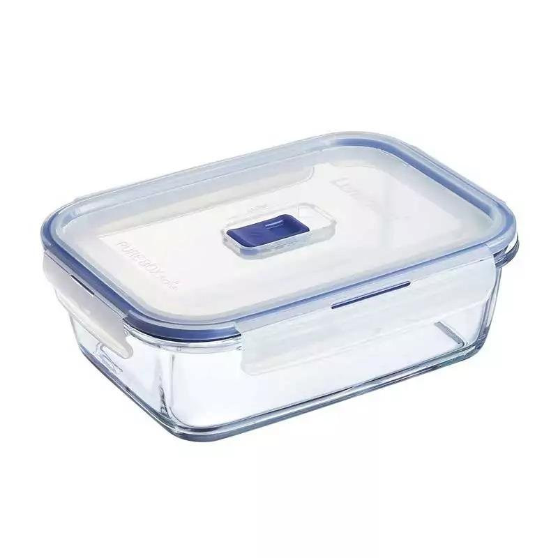 Luminarc Pure Box Rectangle Food Container 122cl Flat Rim P3548