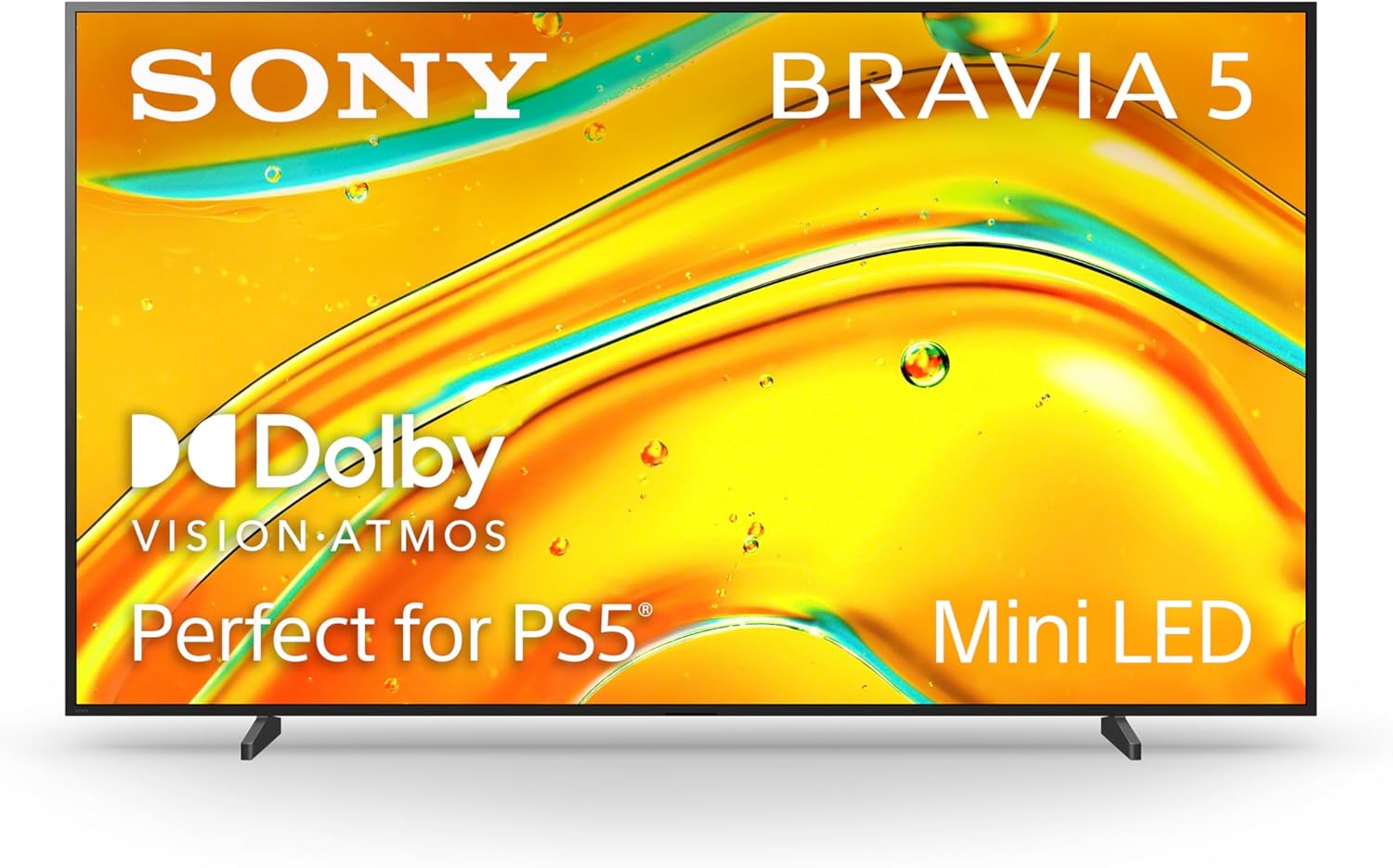 Sony BRAVIA 5 98 Inch TV, Mini LED, 4K Smart Google TV, XR Processor with AI Technology,120hz Television with Dolby Vision/Atmos, Exclusive Features for PlayStation®5, K-98XR50, 2025 Model