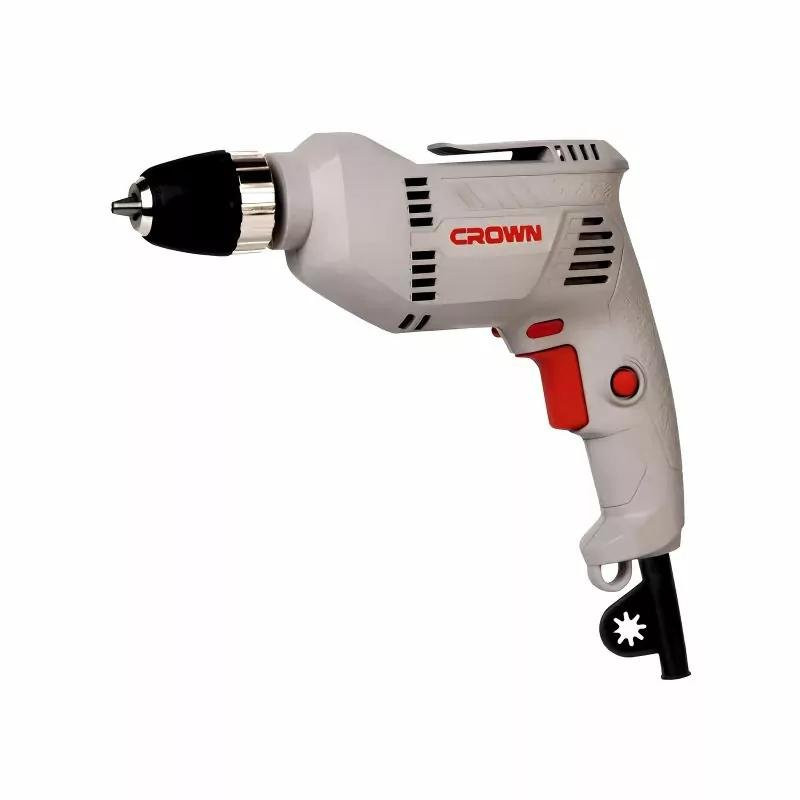 Crown Electric Drill 10mm Chuck 400W Variable Speed CT10179