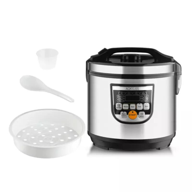 EvoQ Multi Cooker Non-Stick 750W Silver 2.2 Litres EMC - 5075DG