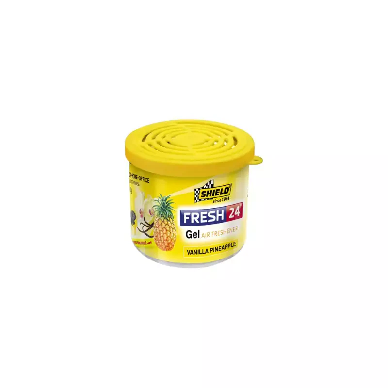 Shield-Auto Fresh 24 Gel Car Air Freshner Vanilla Pineapple 80g SH915