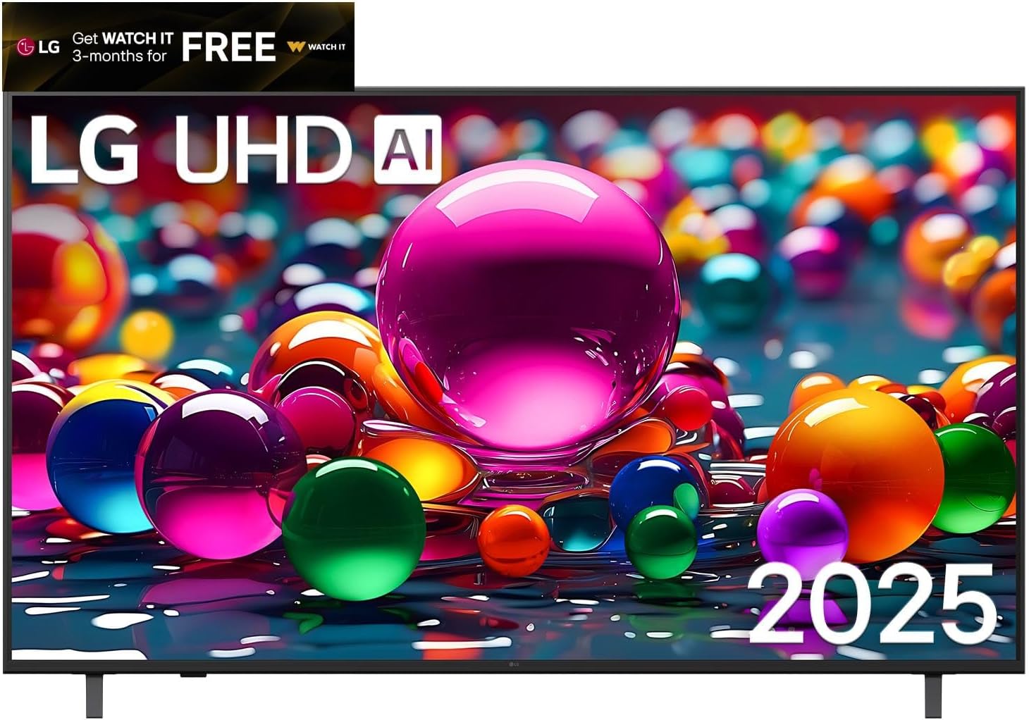 LG 43 Inch Smart LED 4K UHD TV With Netflix, Youtube, AI VOICE, 43UA80 2026 Model