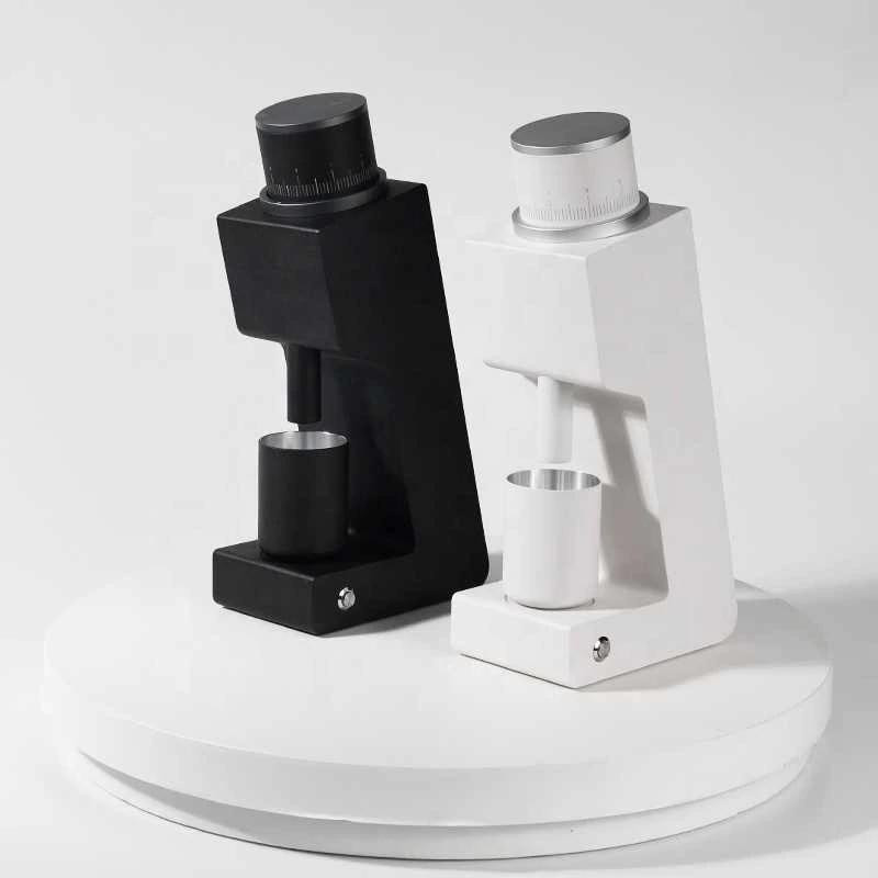 Commercial Electric Tilted Bean Grinder 30g, Titanium-Plated Ghost Burr, 100W N520-SA NB-005