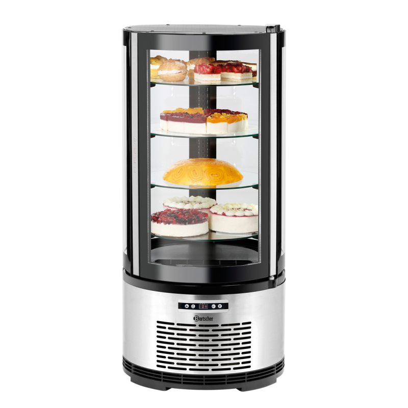 Generic Commercial Electric Cake Showcase – Stainless Steel Display Cabinet 220V, 650W with Digital Control Panel