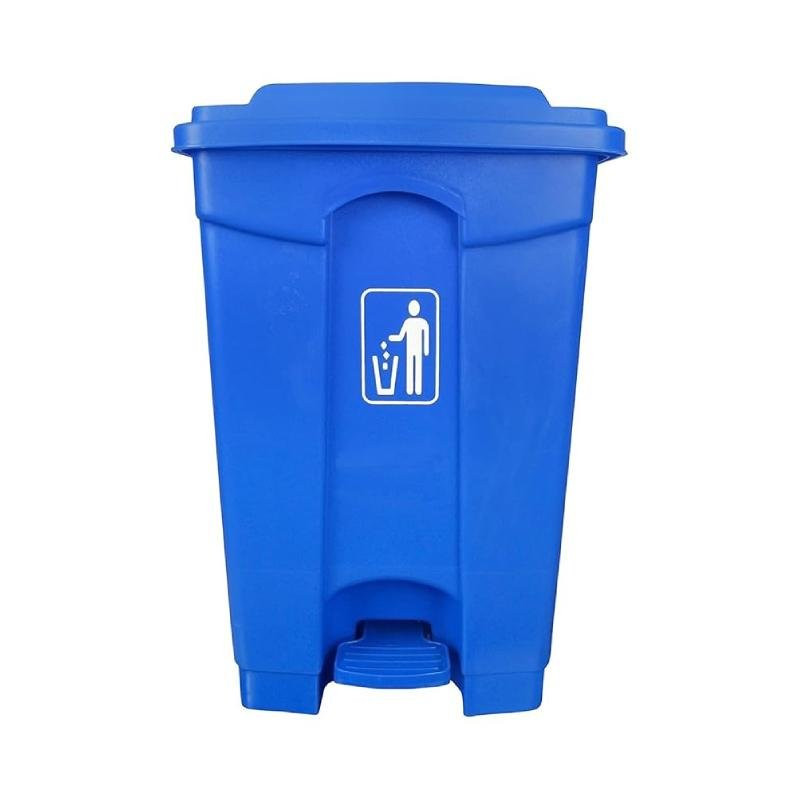 TBP Dustbin 50L with leeds with Pedal Plastic TBP-50C