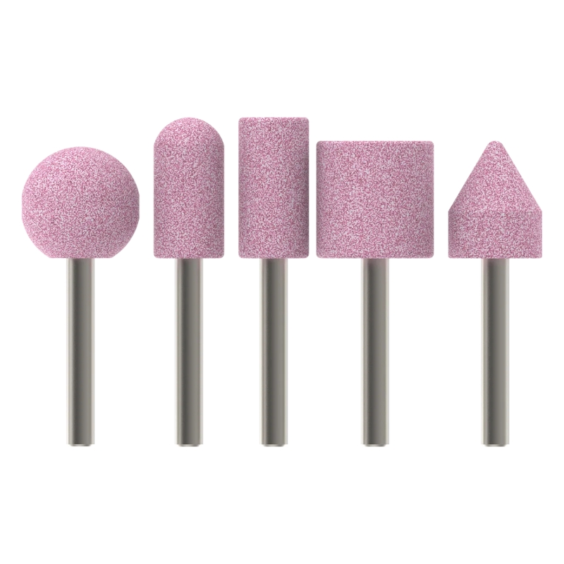 Bosch Steel Mounted Point Set, 25 x 24; 15 x 30; 15 x 30; 25 x 25; 20 x 25 mm, G60, 5 pcs