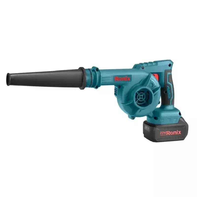 Ronix Cordless Leaf Blower & Vacuum 20V, 2.8m³/min Air Flow, 18000 RPM, 4.0Ah Battery Kit 8611