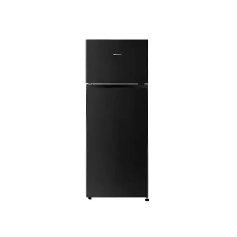 Hisense 205L Double Door Top Freezer Refrigerator, Defrost, Black, RB205N1EB2