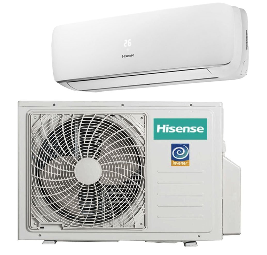 Hisense 30,000 BTU Wintair Inverter Wall Split Air Conditioner – Energy-Efficient Cooling & Heating, R410A Refrigerant, Quiet Operation, Remote Control, Auto Restart, Ideal for Large Spaces