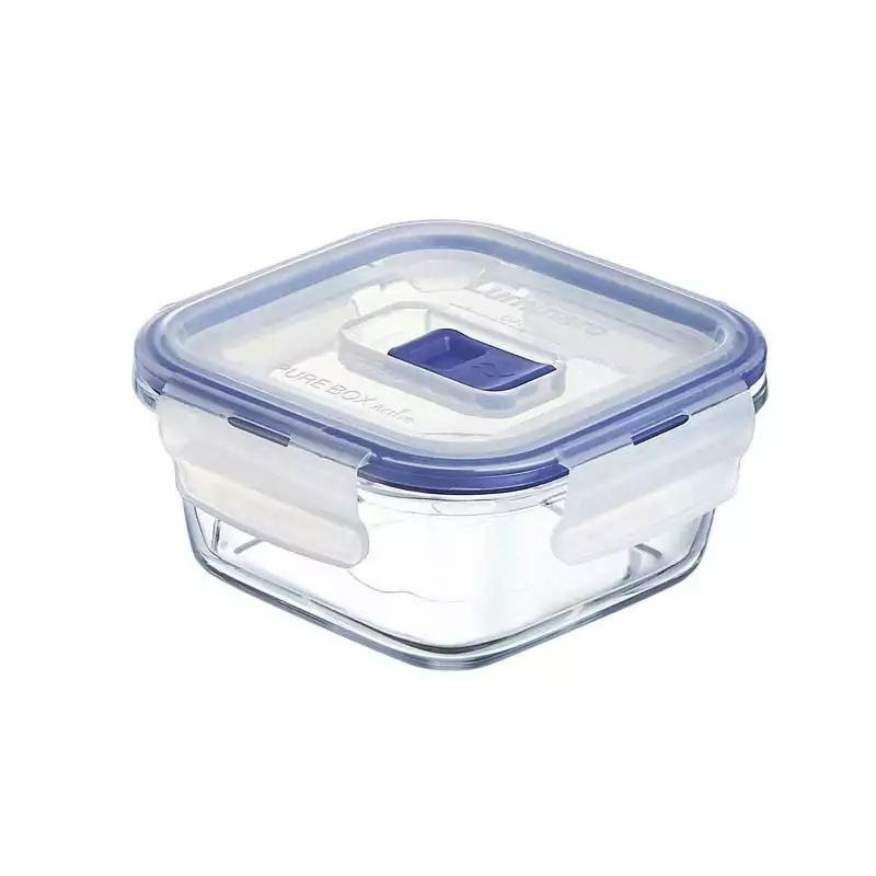 Luminarc Pure Box Square Food Container 38cl Flat Rim P3550