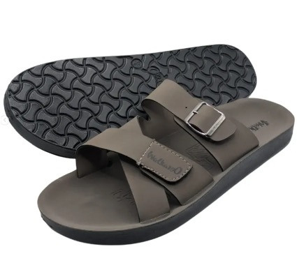 Walkaroo Men's Casual Sandals Anti-Slip PU Sole (WTG5324) - Camel / Size 41