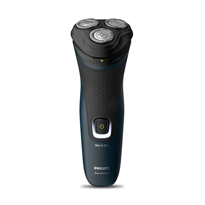 Philips Electric Shaver, Offers up to 40 minutes of shaving time on a single charge, 27 Comfort Cut Blades,  3D Pivot & Flex Heads, Easy Cleaning, Ideal for Grooming Sideburns and Mustache - Model S1121/45
