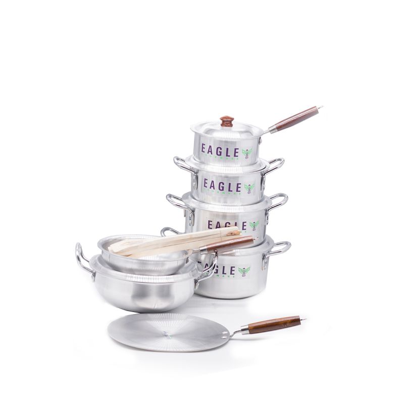 Nadstar8 Aluminium Casserole Eagle Gift Set 15pcs