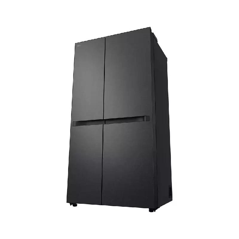 LG Refrigerator 664L Side by Side Door, Left Side Freezer, Smart Inverter Compressor, Matte Black GCB257KQJW