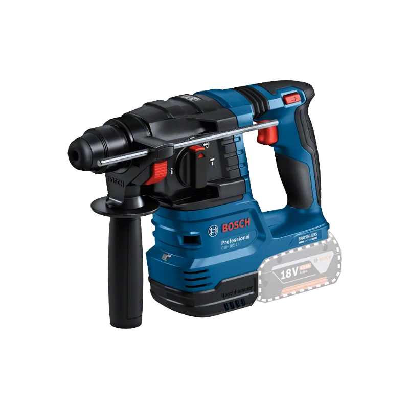 Bosch Professional Cordless Rotary Hammer with SDS plus 18.0 V, 0 – 1,050 rpm GBH 185-LI