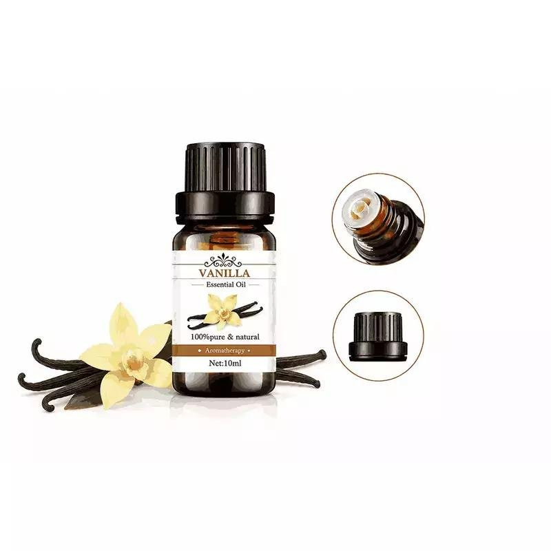 Vanilla Essential Oils for Aroma Diffuser - Water-Soluble Air Freshener Scents in 10ml Size for Home Humidifiers and Fragrance Oil Perfumes