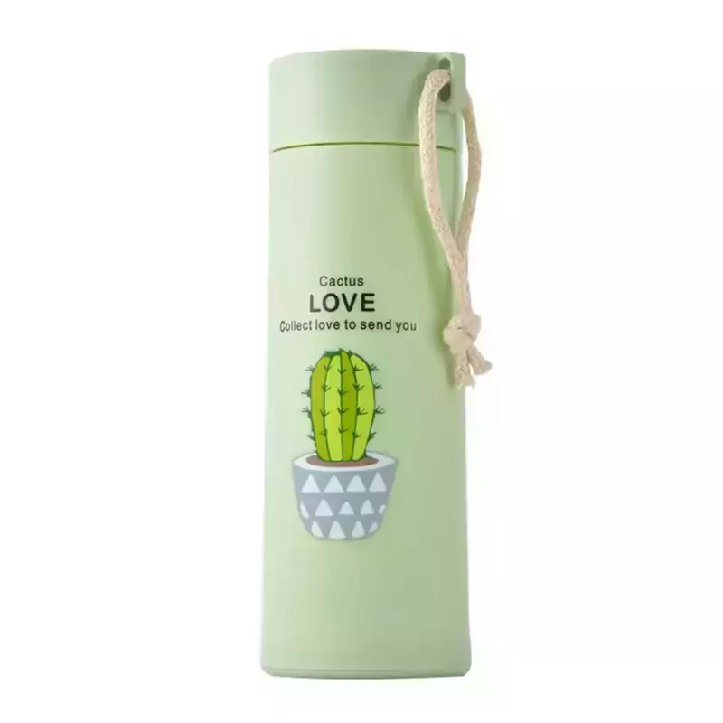 Multicolor Glass Water Bottle - 400ml with Straw and Silicone Protective Cover, Ideal Outdoor Mug for Back to School Use