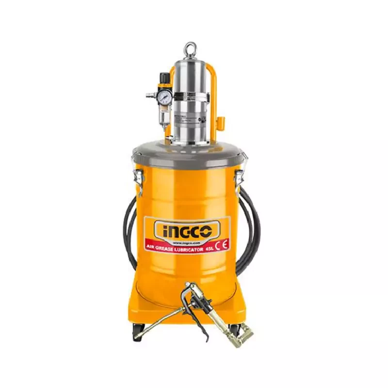 Ingco Air Grease Lubricator 45L with 6-8bar Working Pressure AGL02451