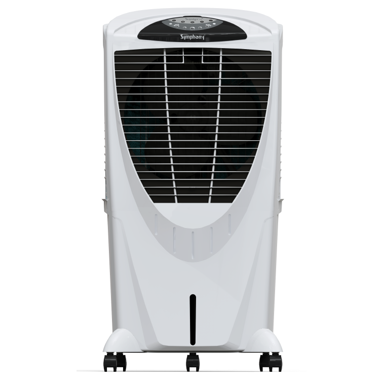 Symphony Winter 80 XL Desert 80L Air Cooler for Home with Powerful Fan, Honeycomb Pads, i-Pure Technology and Low Power Consumption (80L, White)
