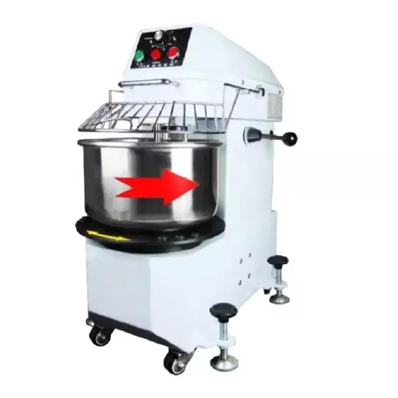 Commercial Spiral Mixer 40L, 15kg Kneading Capacity, Dual-Motor Industrial Dough Mixer (1.5kW/2.2kW) – THS-40A