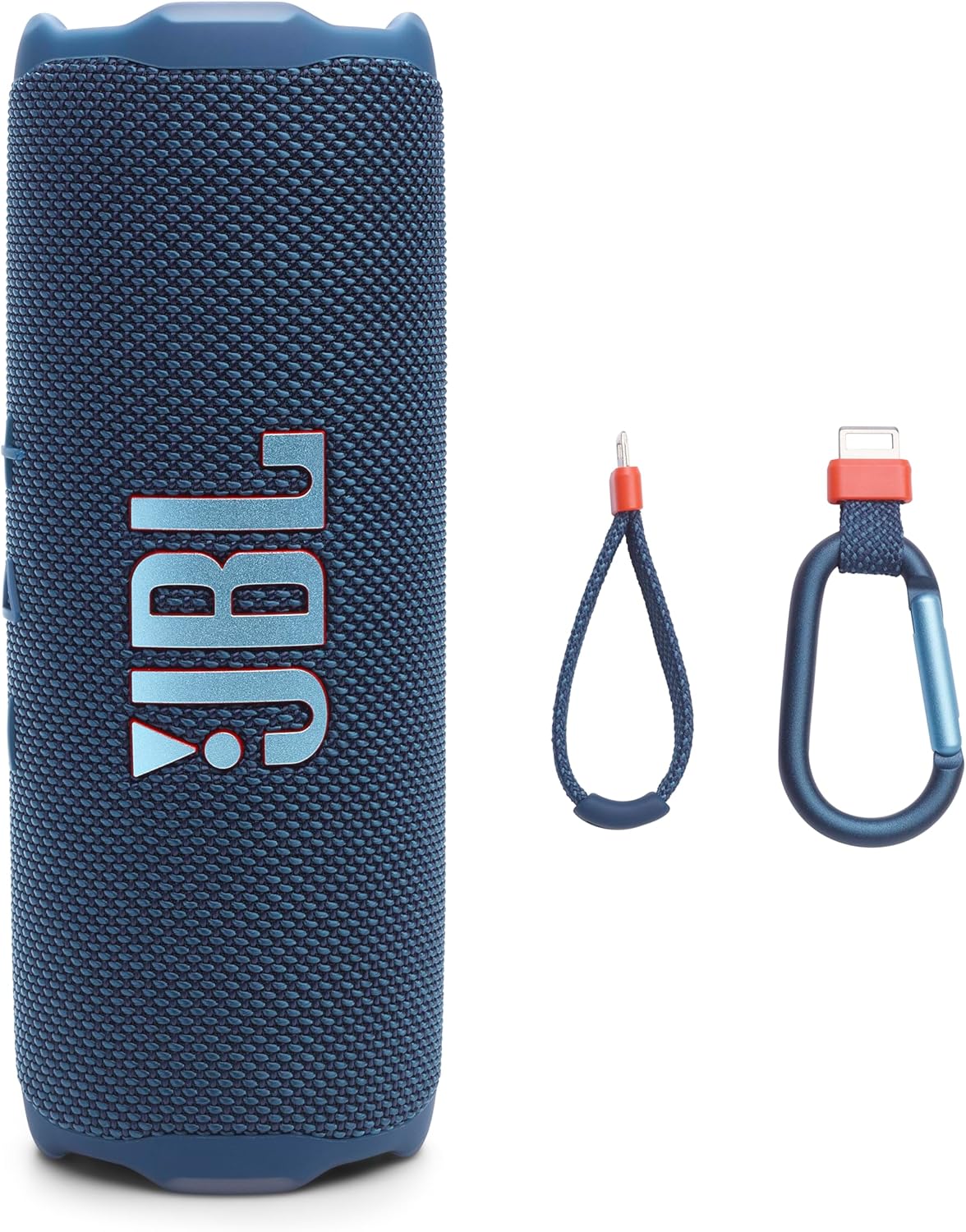 JBL Flip 7 - Portable Waterproof and Drop-Proof Speaker, Bold JBL Pro Sound with AI Boost, 16Hrs of Playtime, and PushLock System with Interchangeable Accessories (Blue)