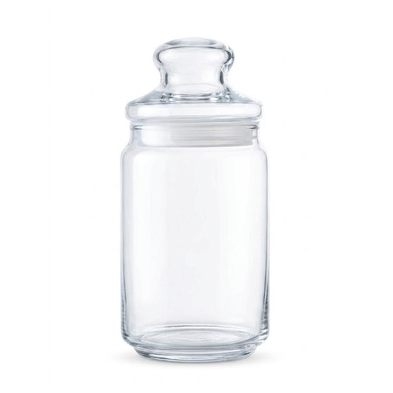 Ocean Pop Storage Jar Clear Glass with Glass Lid 750ml Food Storage Container Brown Box 5B02536G0004