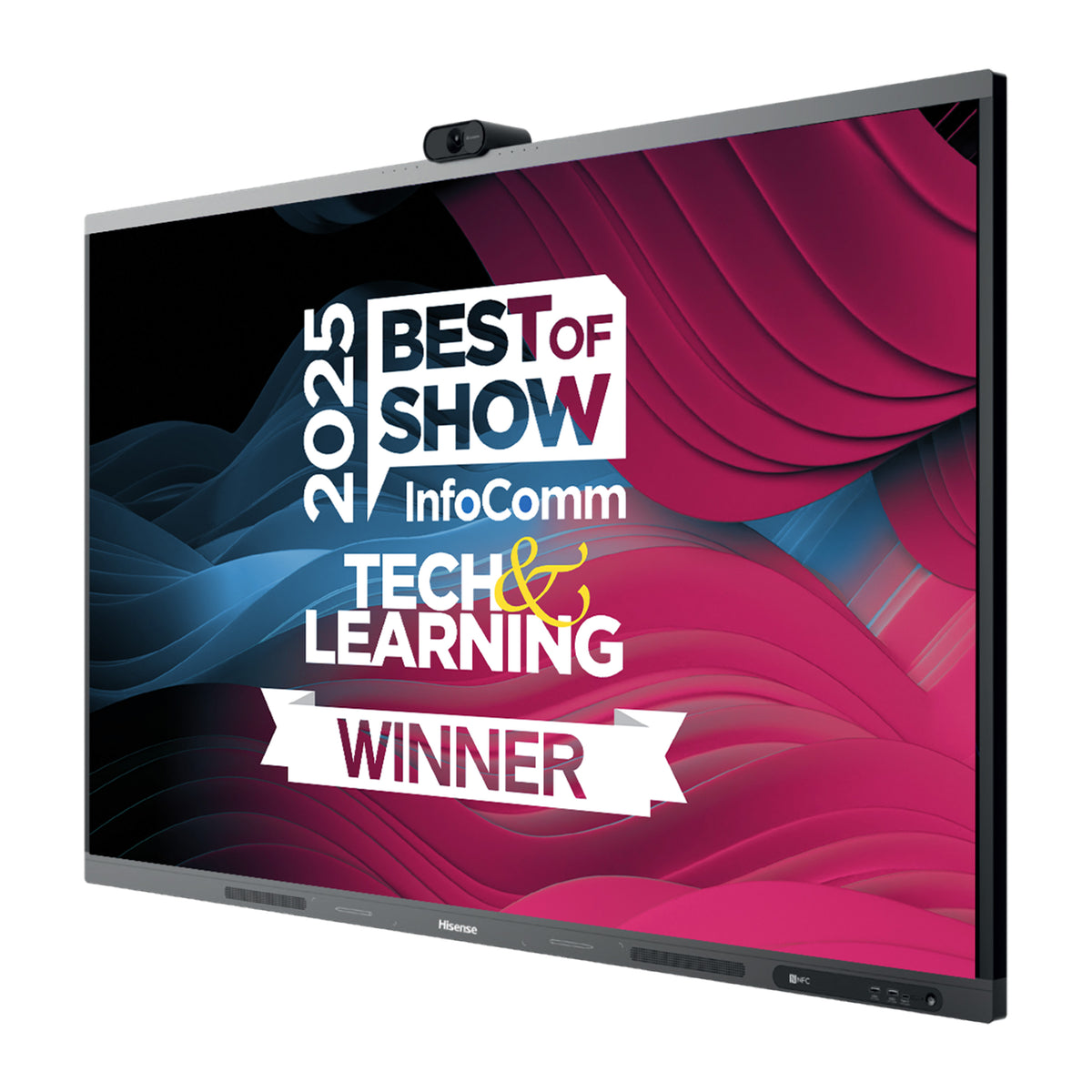 Hisense WM6FE 75 Inch Interactive Digital Board, IR Touch, Android 13 & EDLA certified, 8GB+128GB , Touch: <55 points (OPS/Android), Built-in Camera, Microphones 75WM6FE
