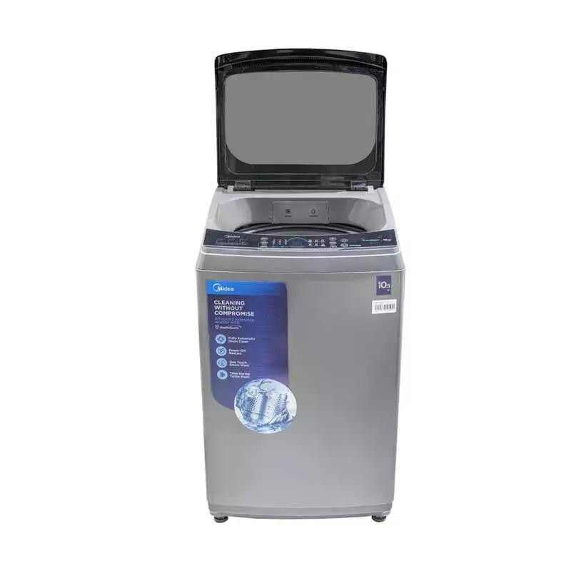 Midea Top Load Washing Machine 10.5KG, Turbo Wash, Strong Motor, Dark Grey MA200W105/G