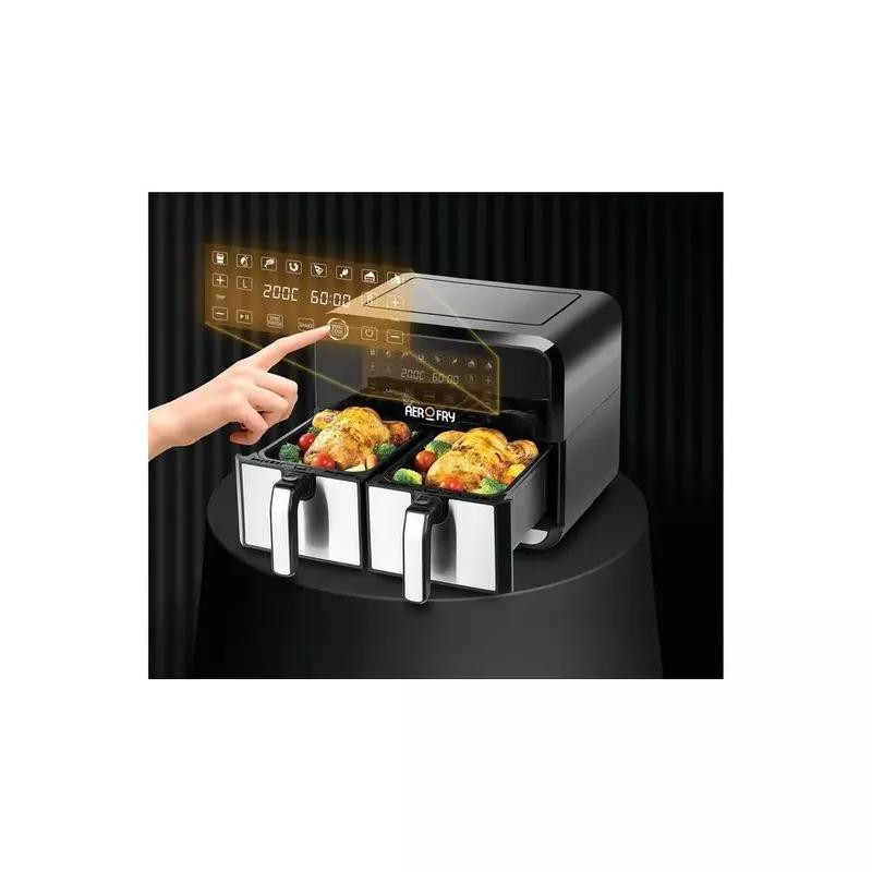 Black and Decker Air Fryer 1700W, 8L Capacity, Dual Basket Design, DZAF1700-B5
