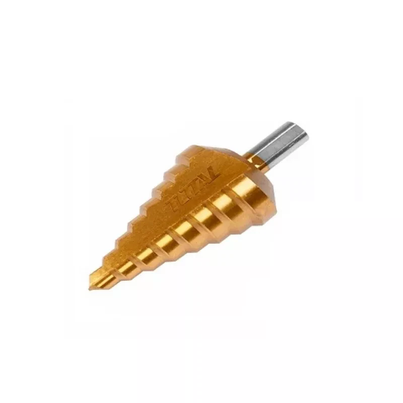 Total Drill Bit Step Drill Bit Wood, Metal, Plastic and Many Other Materials 10-45mm TAC8210451