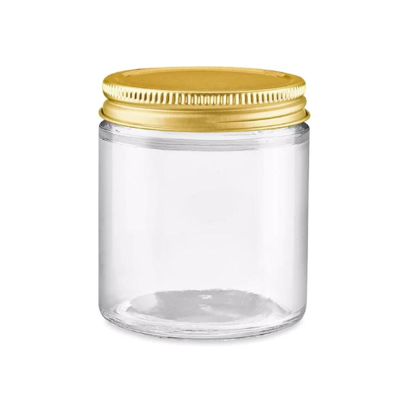 Generic Glass Jar with Gold Lid 1000ml– Airtight & Stylish Kitchen Storage 447-1000