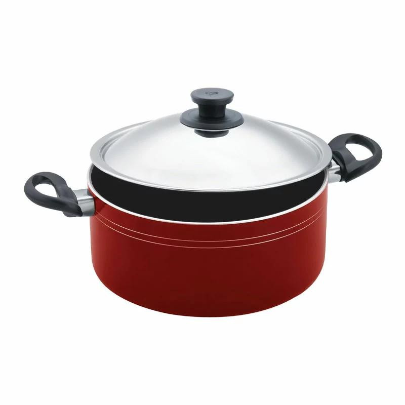 Pigeon Non-Stick Biryani Pot with Lid 11 Litres Quick Heat Absorption Cooking Pot 19000064