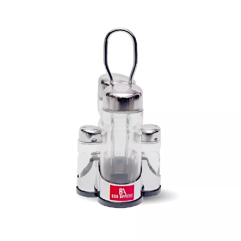 Bon Appetit Cruet Set 4pcs with Dispensers 2x40ml & Shakers 2x175ml HM-BA476