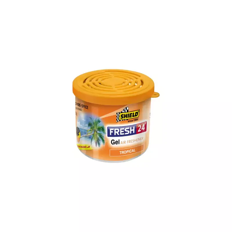 Shield-Auto Fresh 24 Gel Car Air Freshner Tropical 80g SH916