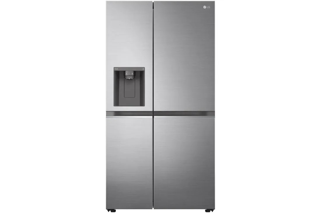 LG 635L Side-by-Side Refrigerator, size 22.4 cubic feet, Smart Inverter Compressor system, WiFi,  GC-L257SFZW